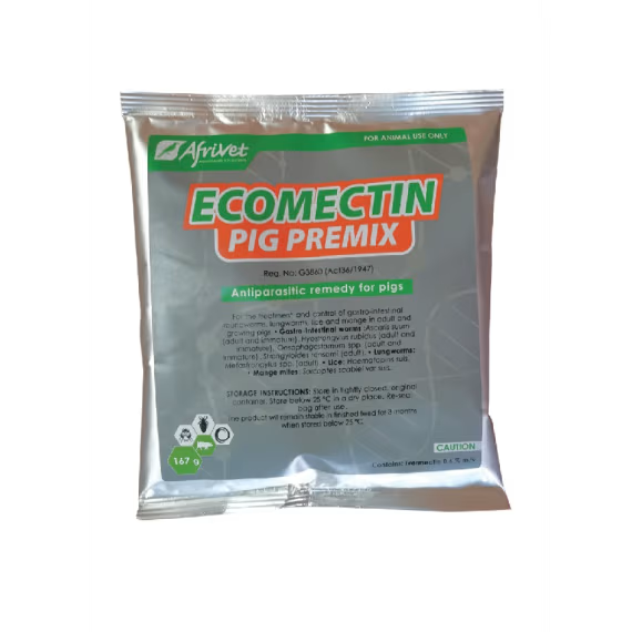 Afrivet Ecomectin Pig Premix 167 gram